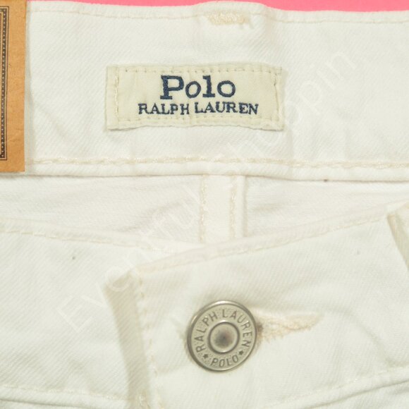 Polo Ralph Lauren Jeans Mens 34 White Varick Slim Straight Low Stretch New - Picture 5 of 7